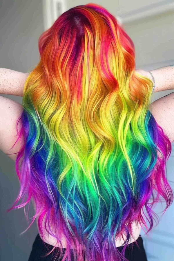 82 Photos of Rainbow Hair Ideas to Consider for 2024