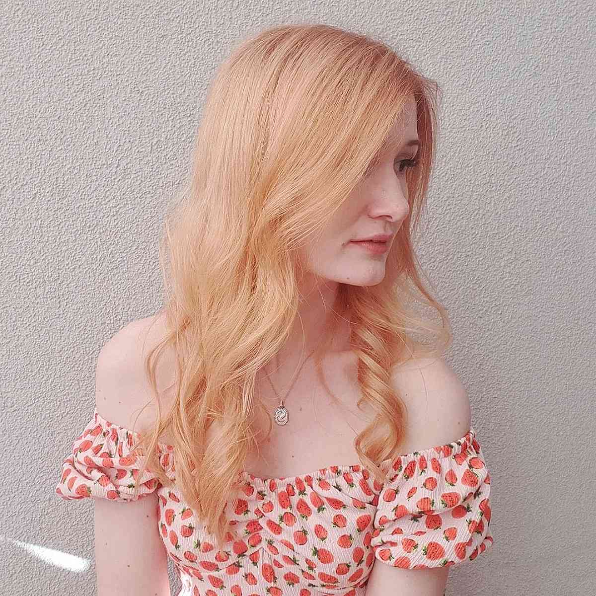 Bright Light Strawberry Blonde for Pale Skin