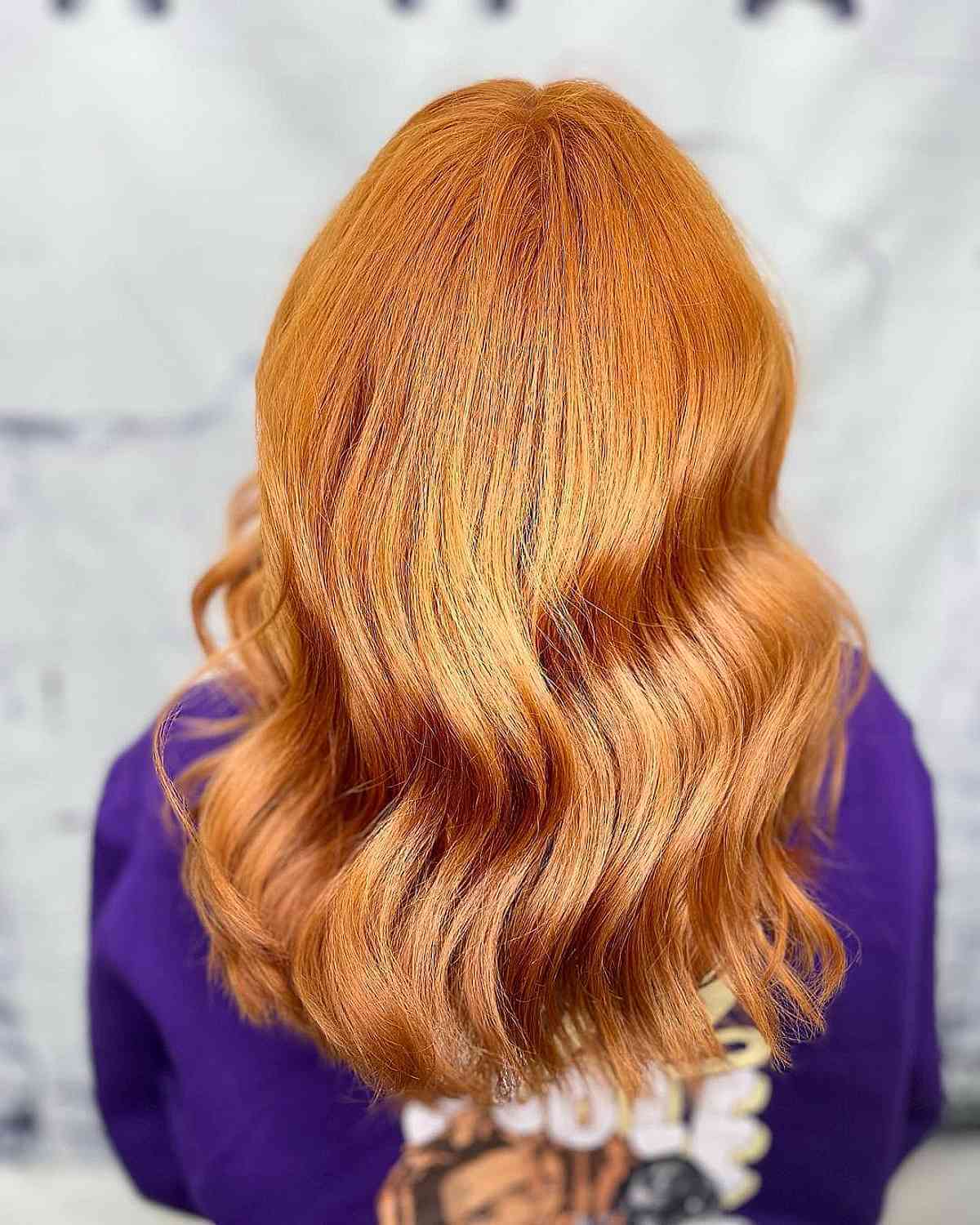 Bright Orange Hair Color for Summertime