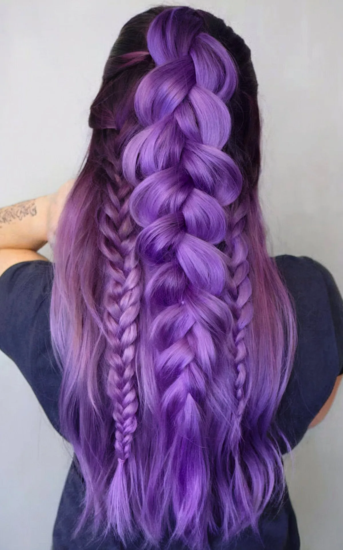 Bright Purple Ombre