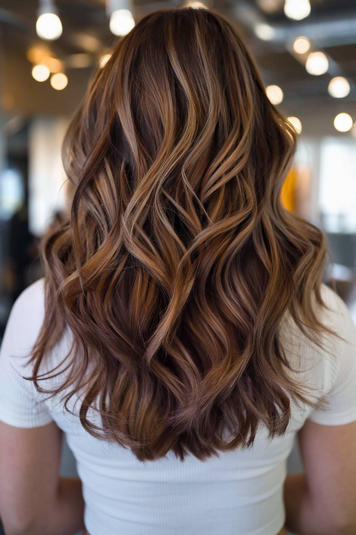 Brown balayage hair