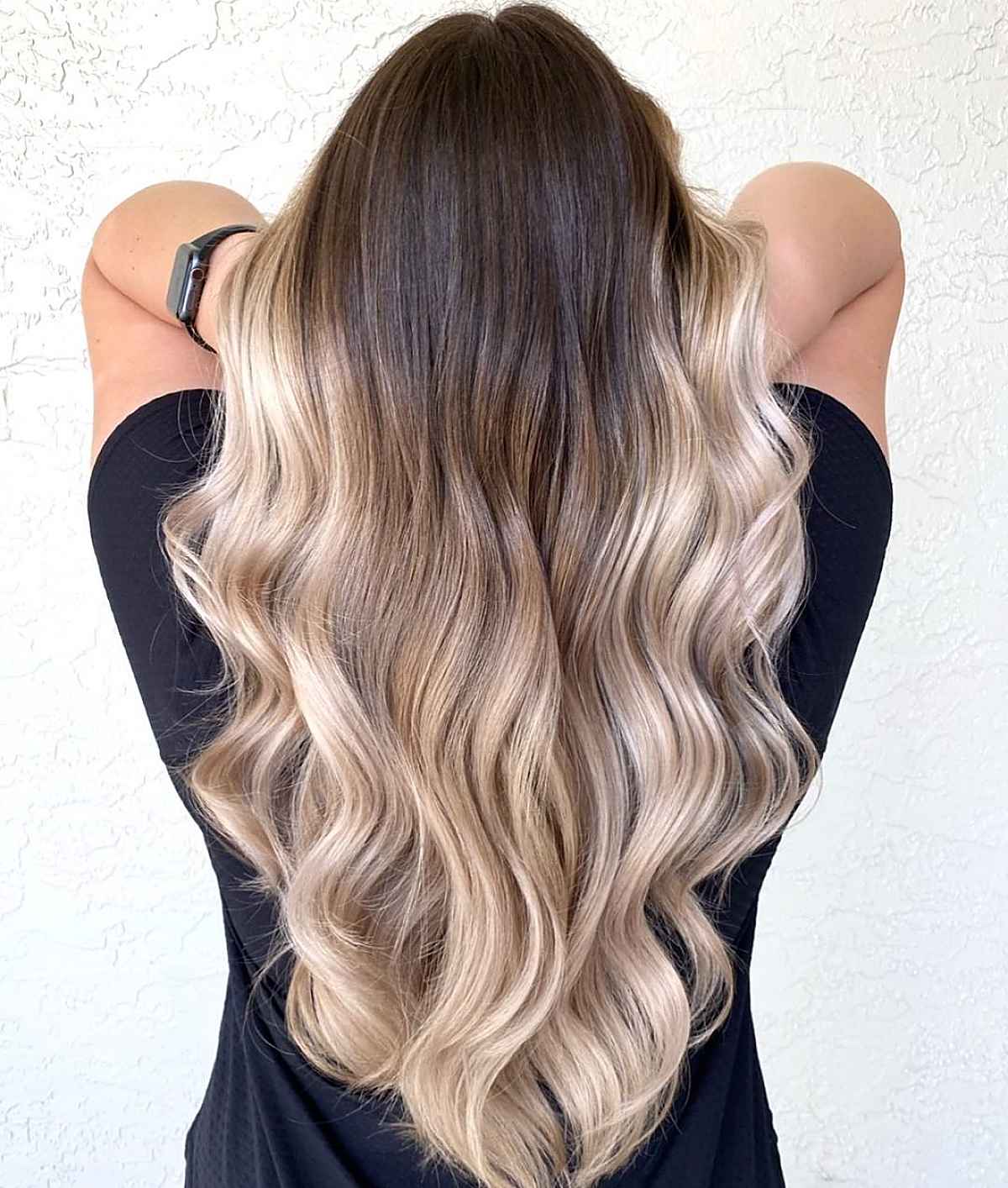 Brown to Blonde Ombre