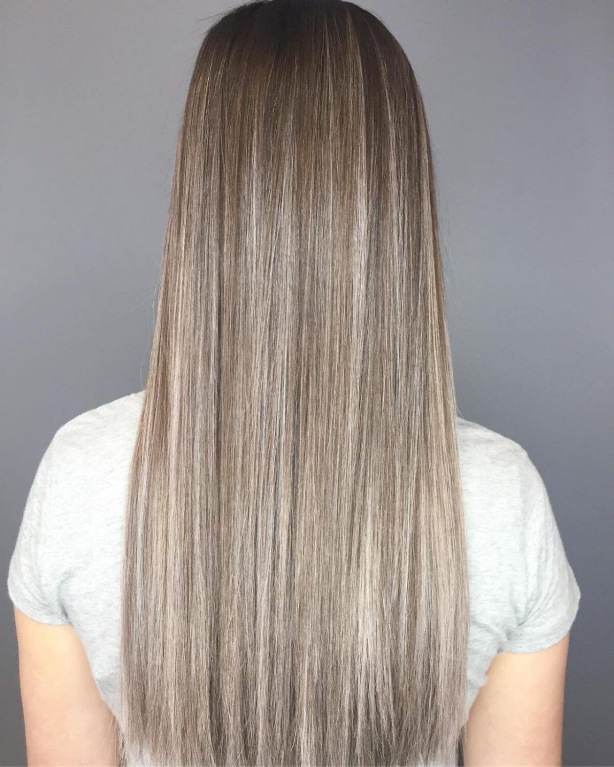 Brown to White Blonde Ombre Style