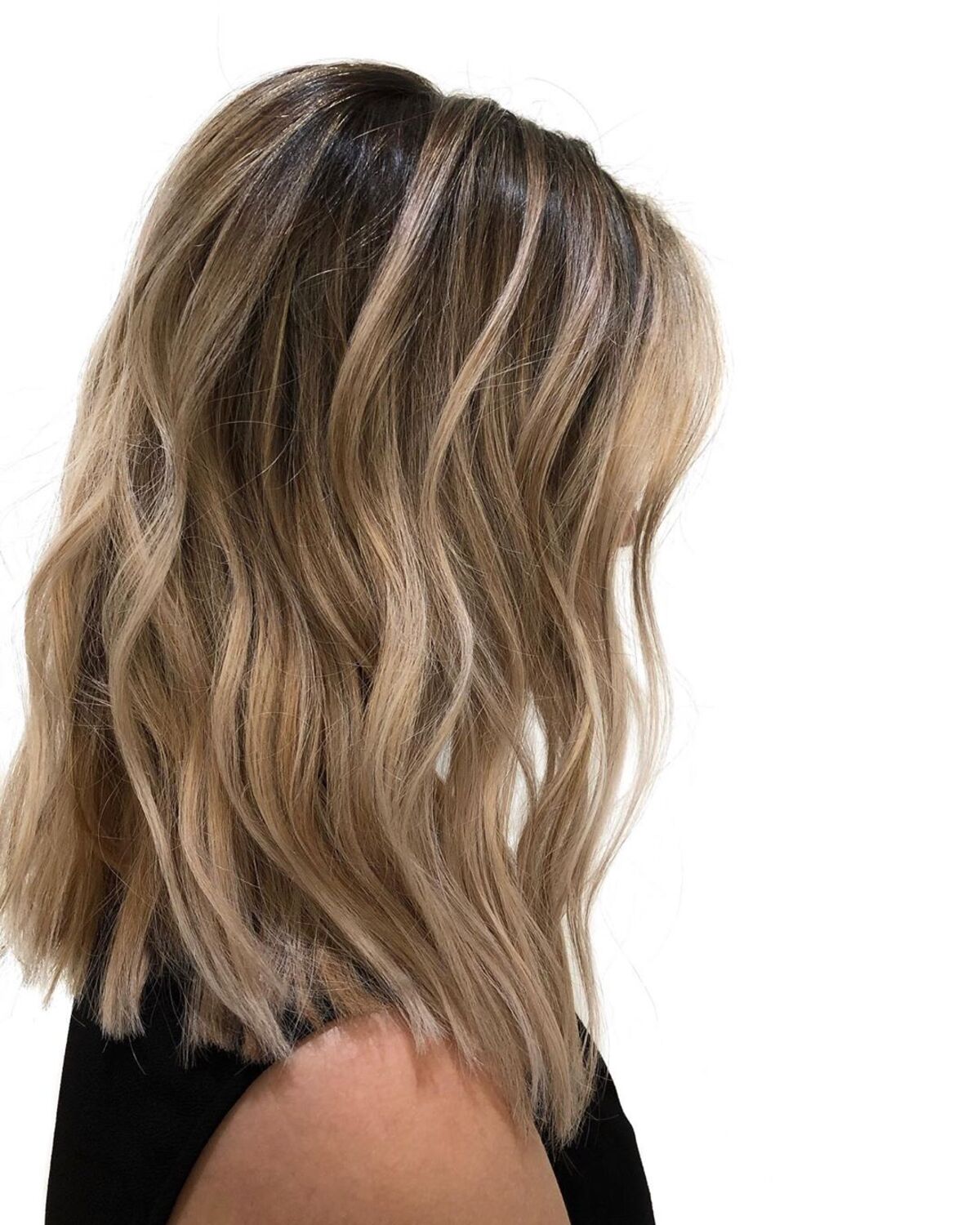 Brown with Very Light Blonde Highlights