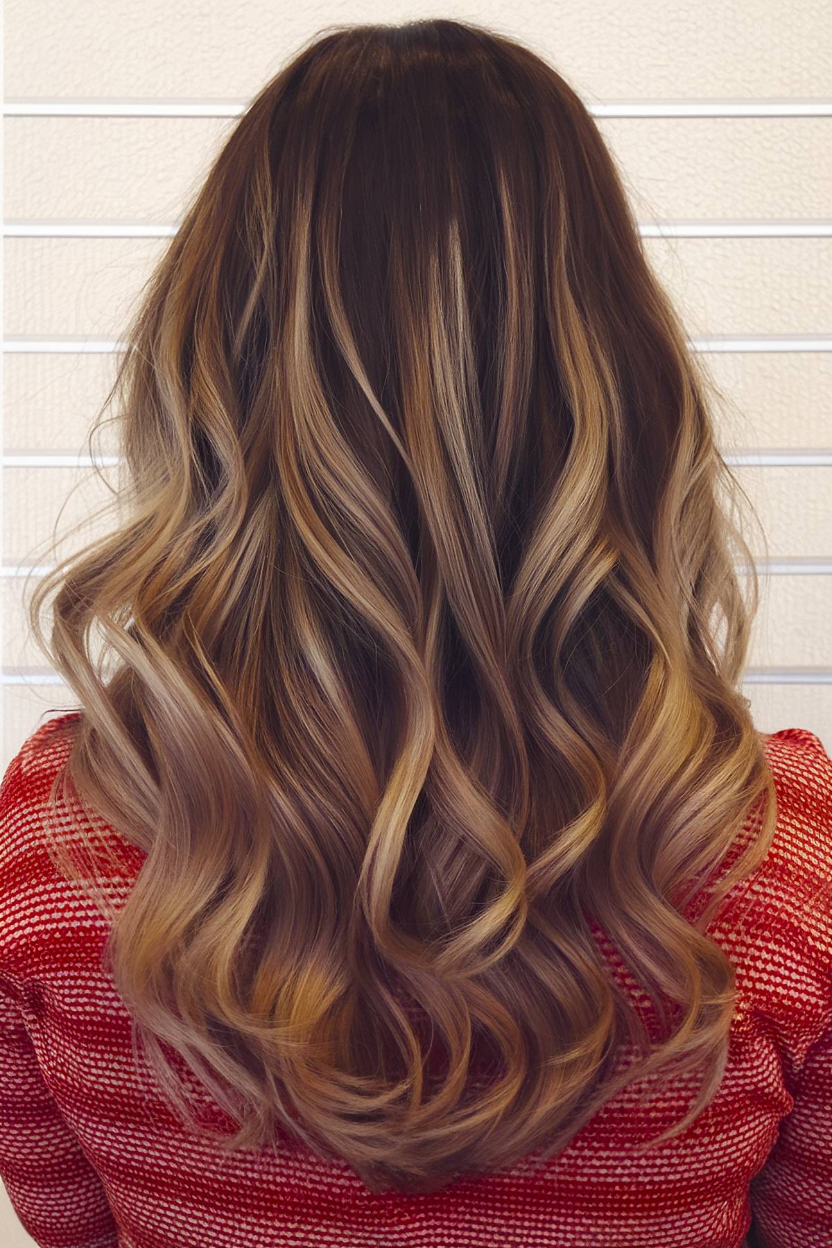 Brunette balayage hair