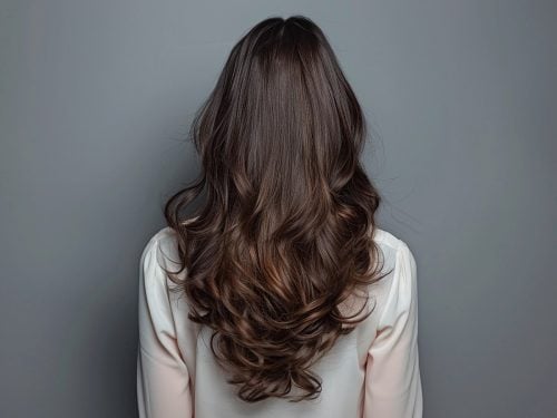 Gorgeous brunette balayage hairccolors