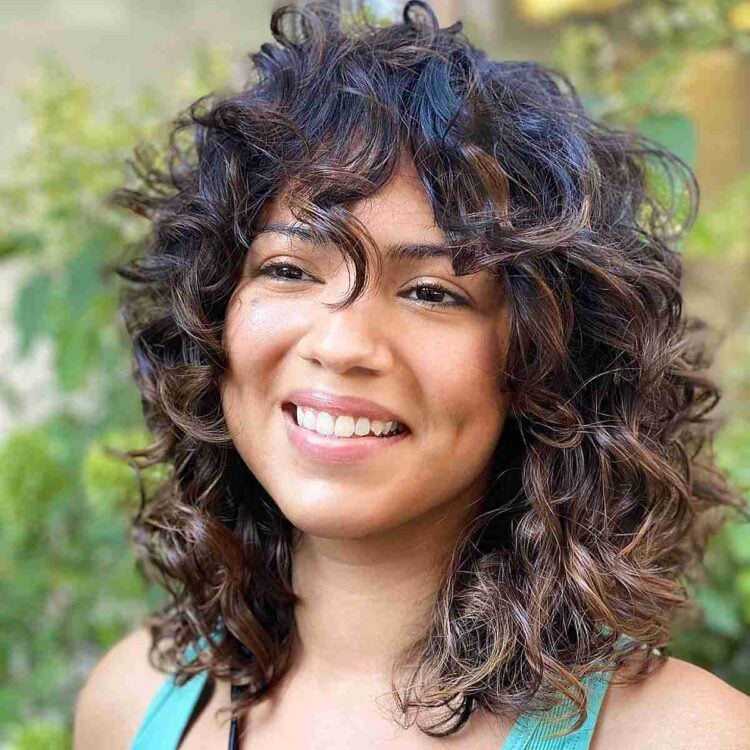 28 Best Curly Bob with Bangs for the Most Flattering Haircut & Hairstyle