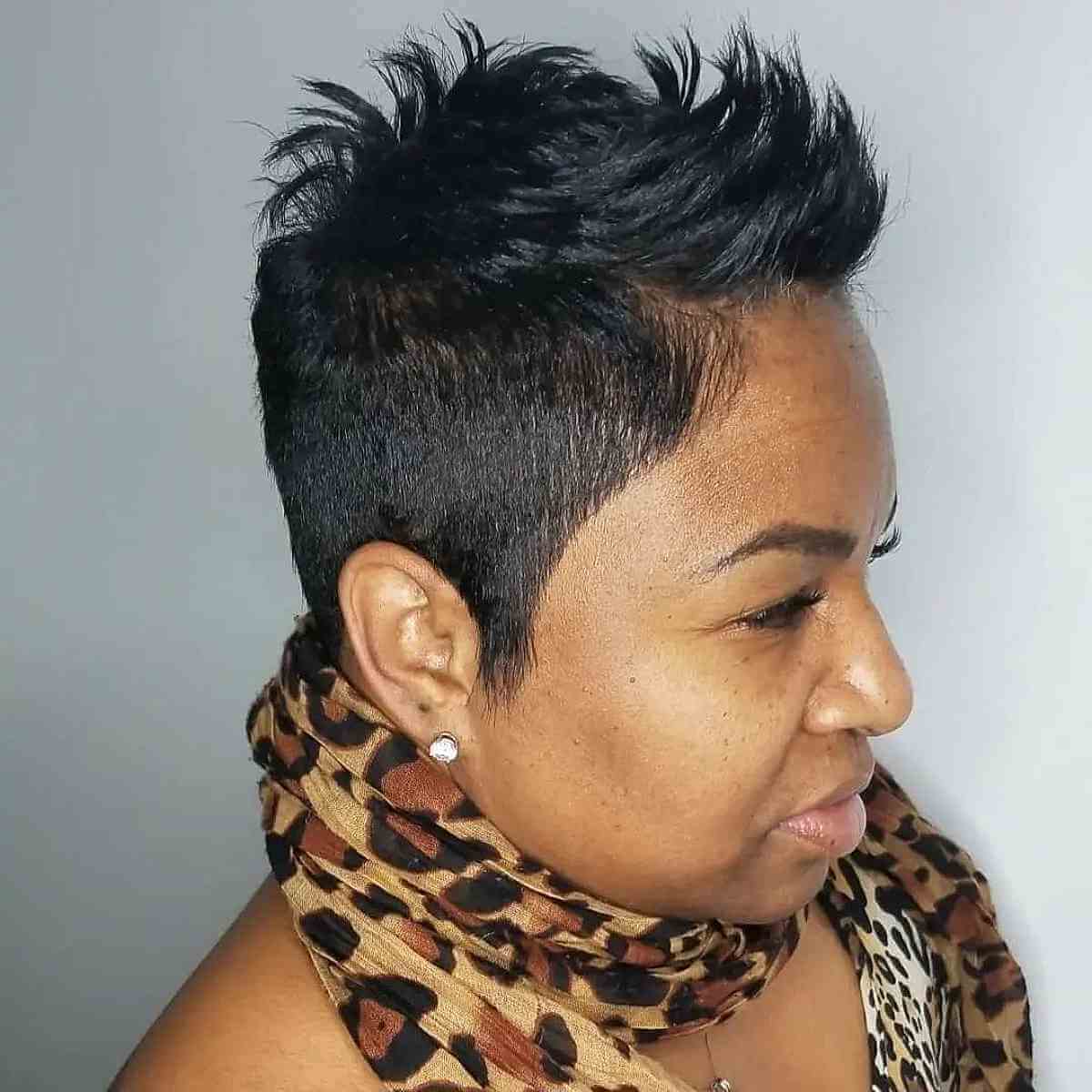 Brushed Up Pixie Cut for Black Ladies