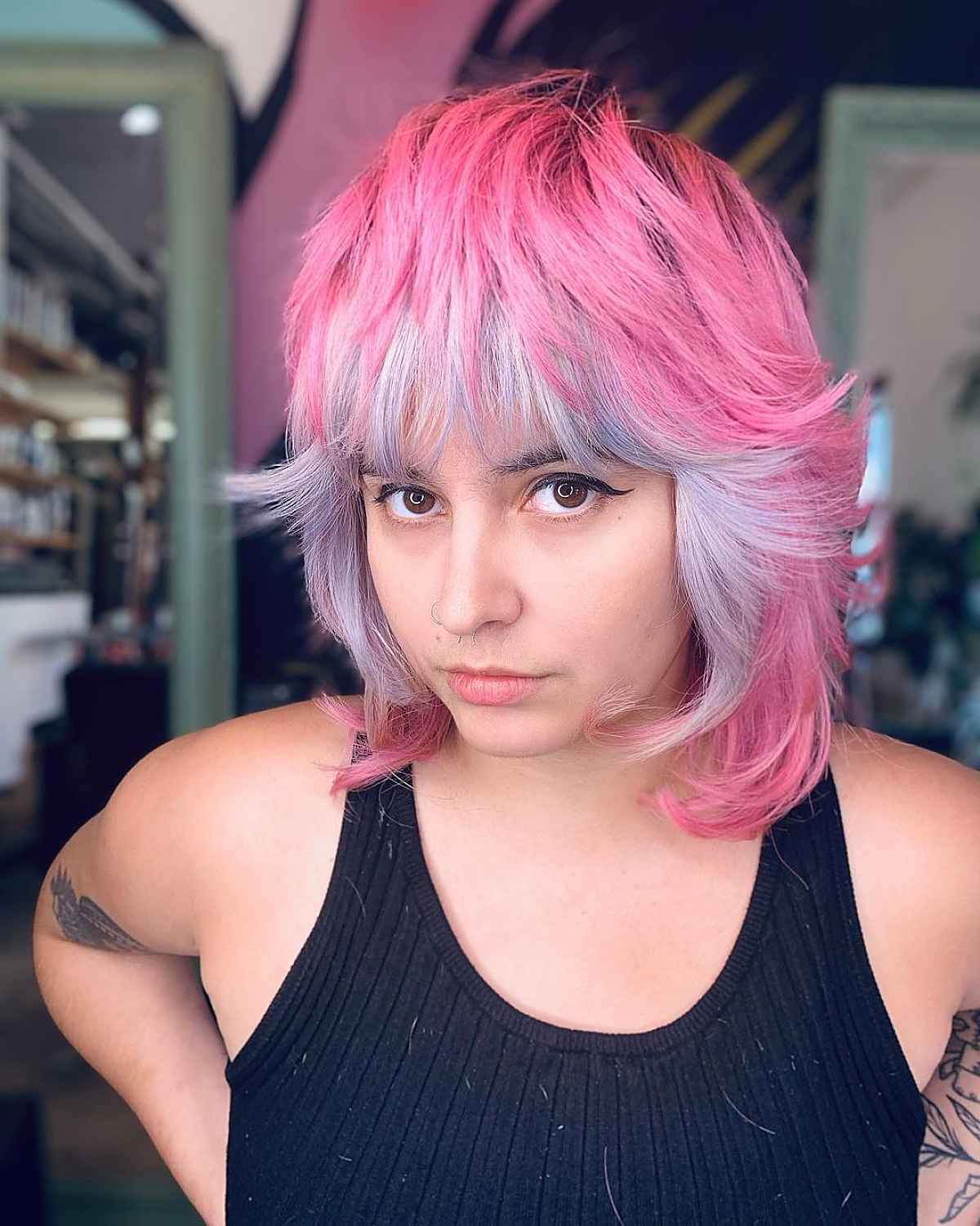 bubblegum pink hair color