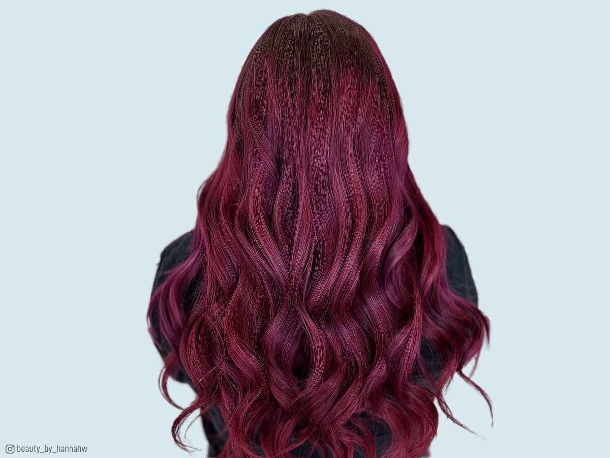 Burgundy hair colors
