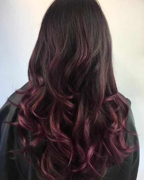 Burgundy Ombre