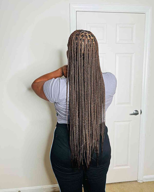 Butt Length Knotless Braids