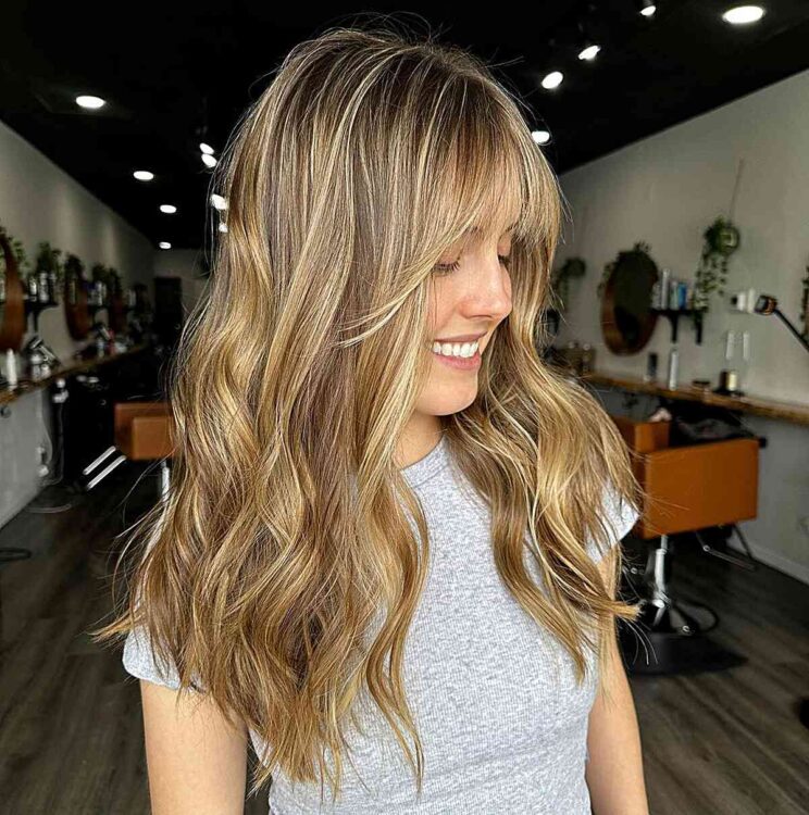 Balayage with Bangs: 25 Coolest Ways to Get Hand-Painted Hair Colors ...