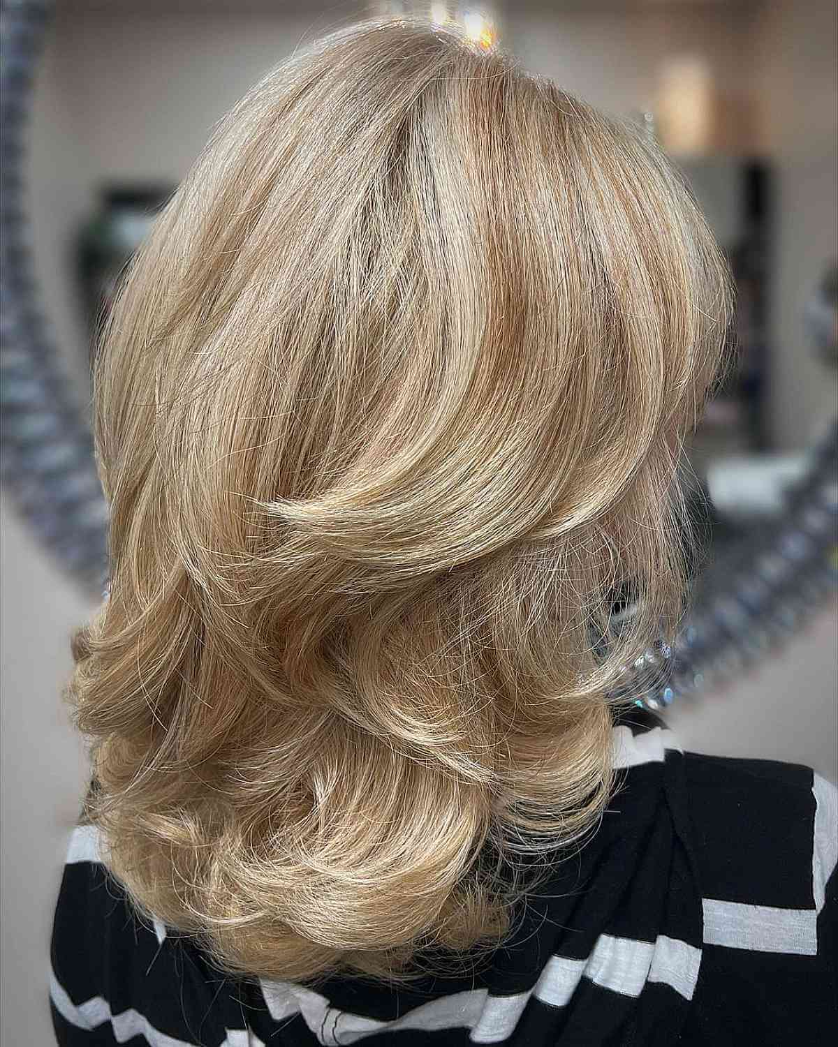 Delicious Caramel Blonde Hair with Lowlights