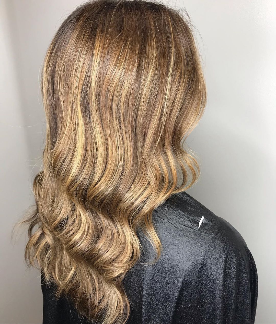 Caramel Highlights on Dark Blonde Hair