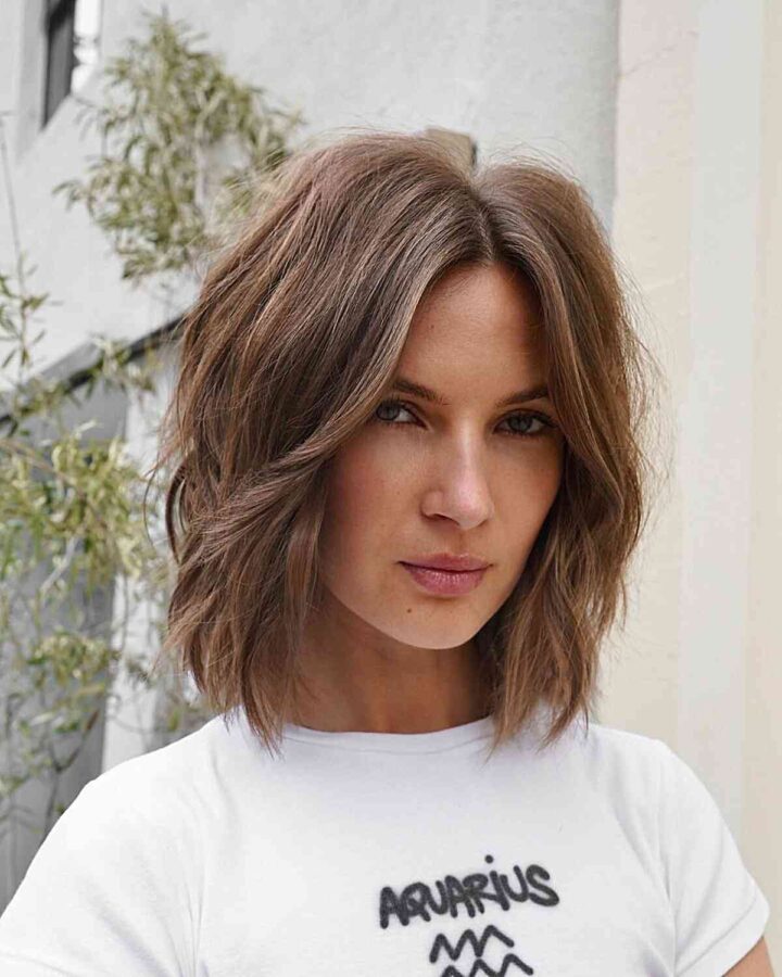 35 Coolest Shaggy Lob Haircut Ideas