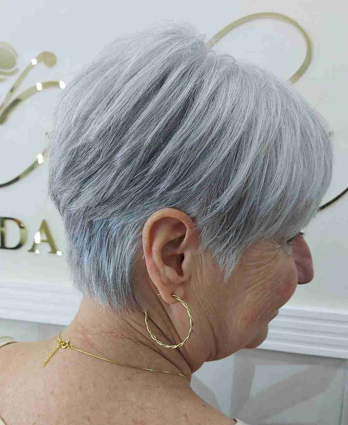 Charming Silver Pixie with Layers