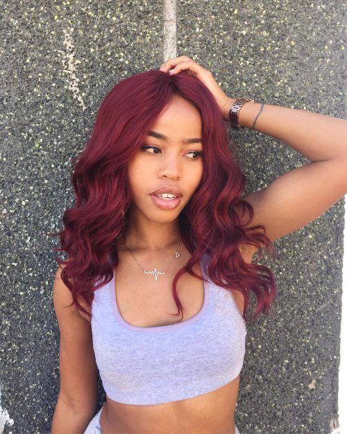 34 Best Maroon Hair Color Ideas Of 2024   Cherry Maroon Hair Color 500x625 