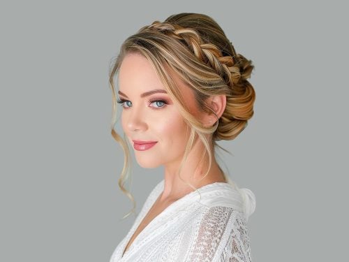 Chic bridesmaid hair updos