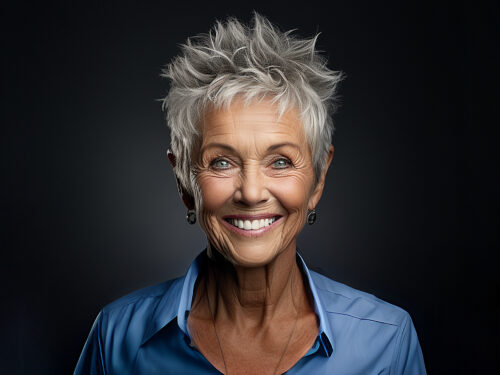 Chic choppy pixie cuts for women over 70