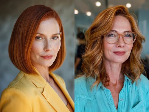 Chic fall hairstyles for women