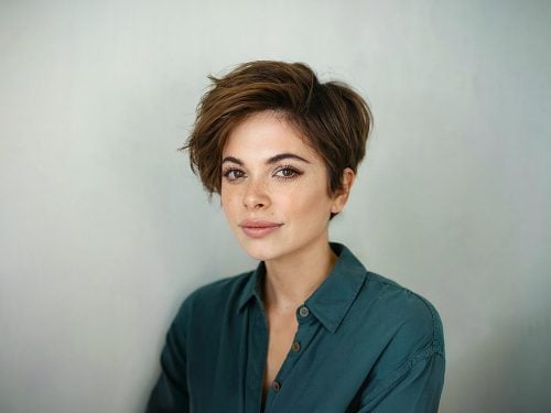 Chic modern long pixie hairstyles