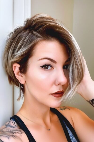 50 Super-Cool Undercut Bob Haircuts for a Subtly Edgy Look