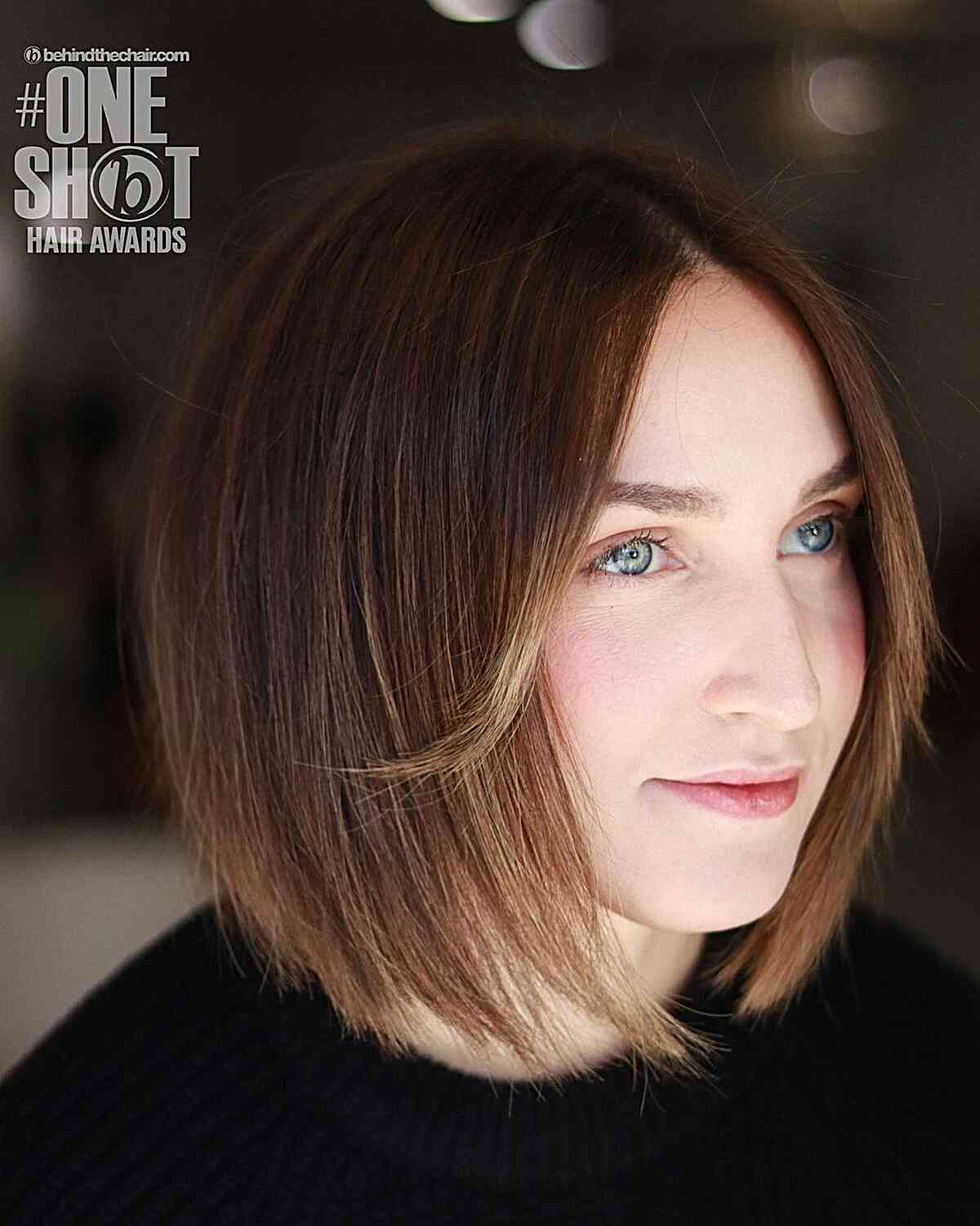 Chic Textured Bob with Choppy Ends