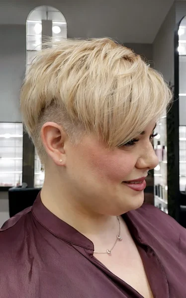a chic undercut pixie
