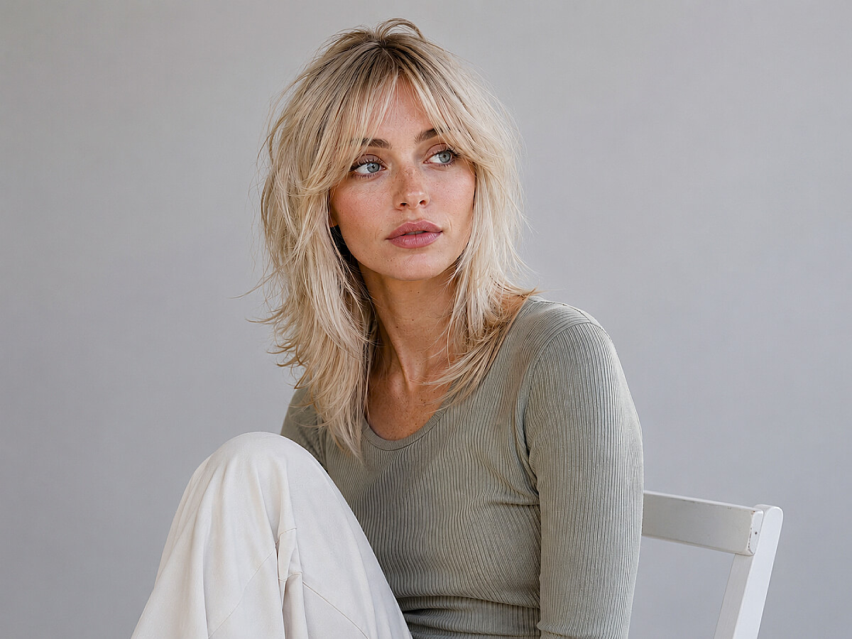Chic wolf cuts for thin hair