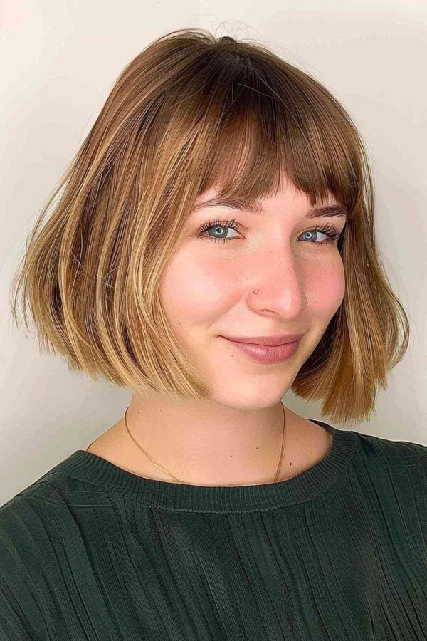 39 Remarkable Chin Length Bob With Bangs To Consider For Your Next Cut 