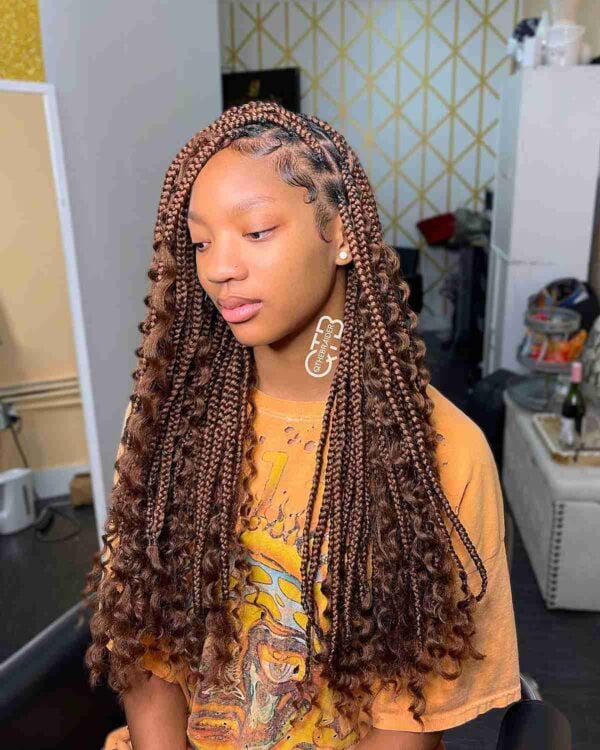 60 Best Ways to Get Goddess Braids on Natural Hair