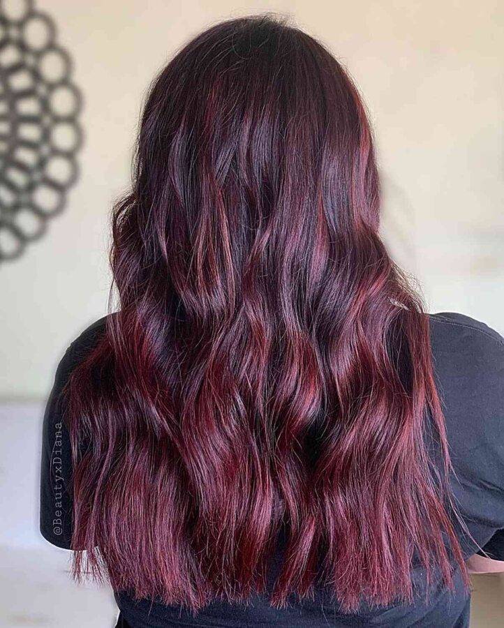 30 Jaw Dropping Dark Burgundy Hair Colors For 2023