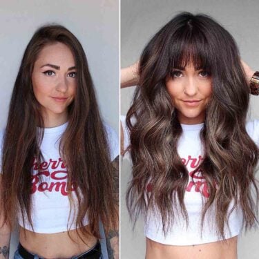 62 Cute Ways to Get Long Hair With Bangs