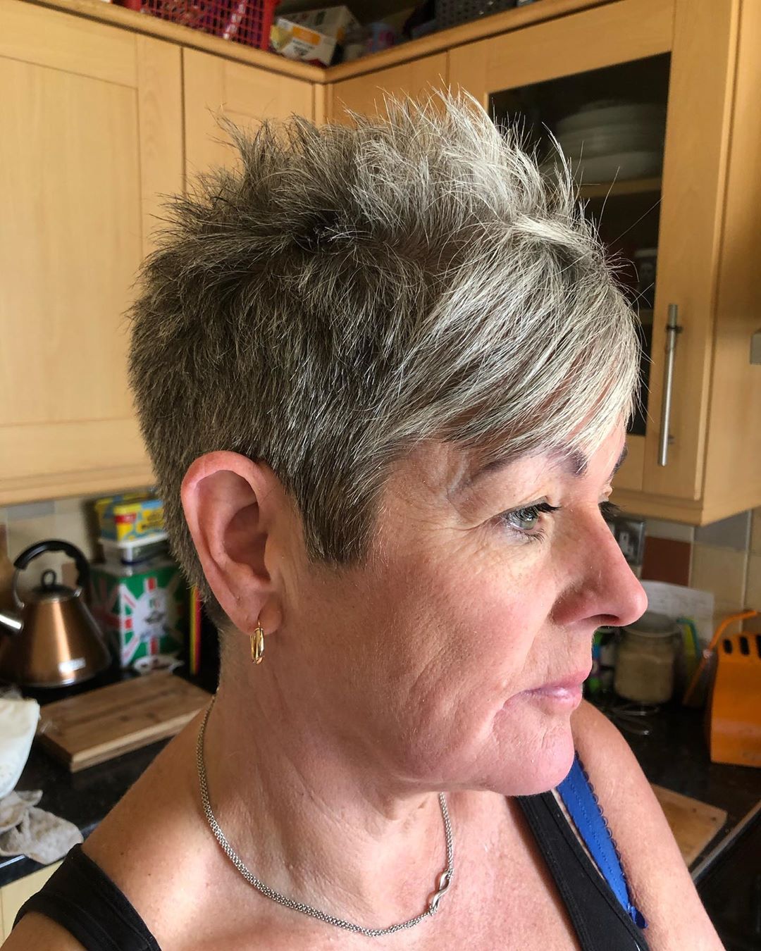The choppy pixie for women over 50