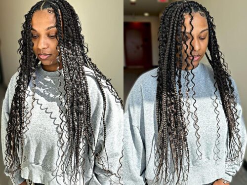 Boho Knotless Braids Are Hot Right Now - Here Are 25 Perfect Ideas
