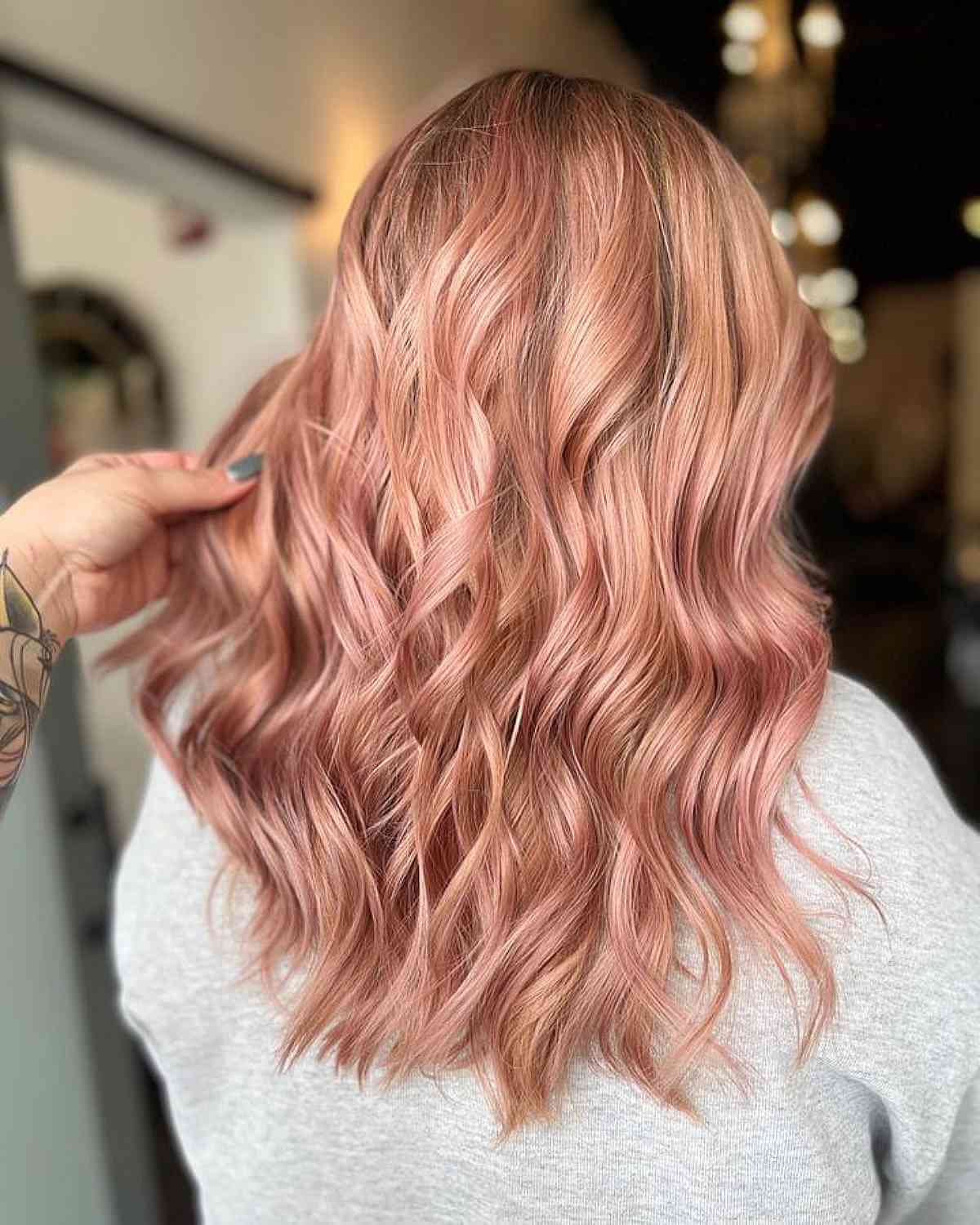 Classic Rose Gold Haircolor