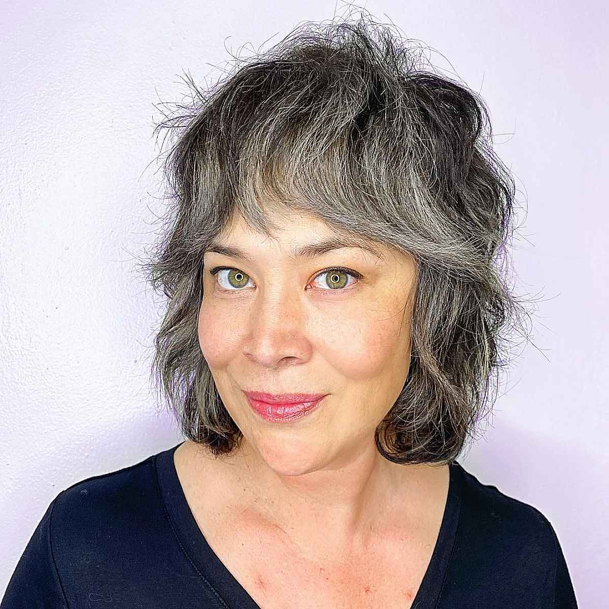 Classic Wolf Cut for Older Women