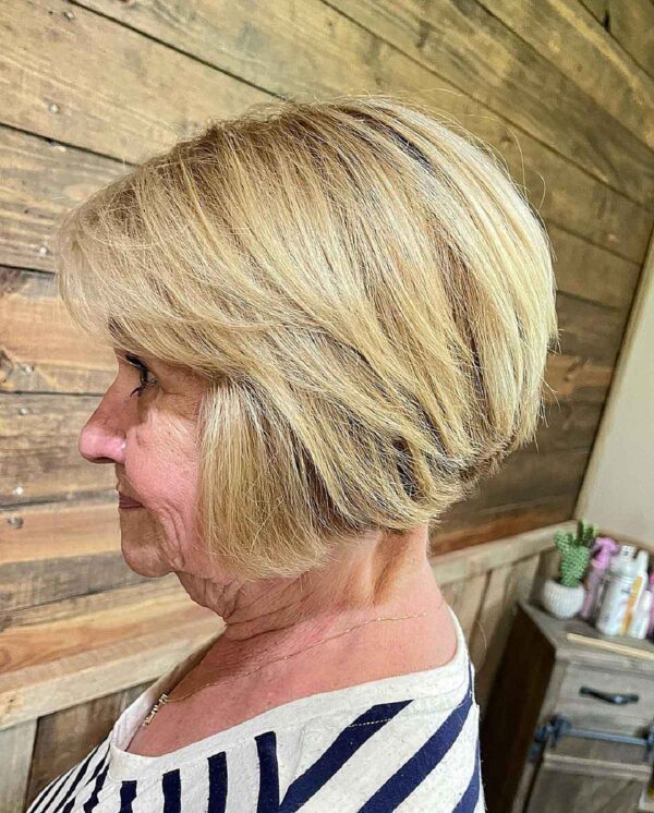 19 Angled Bobs For Women Over 60 Who Want A Chic Look 