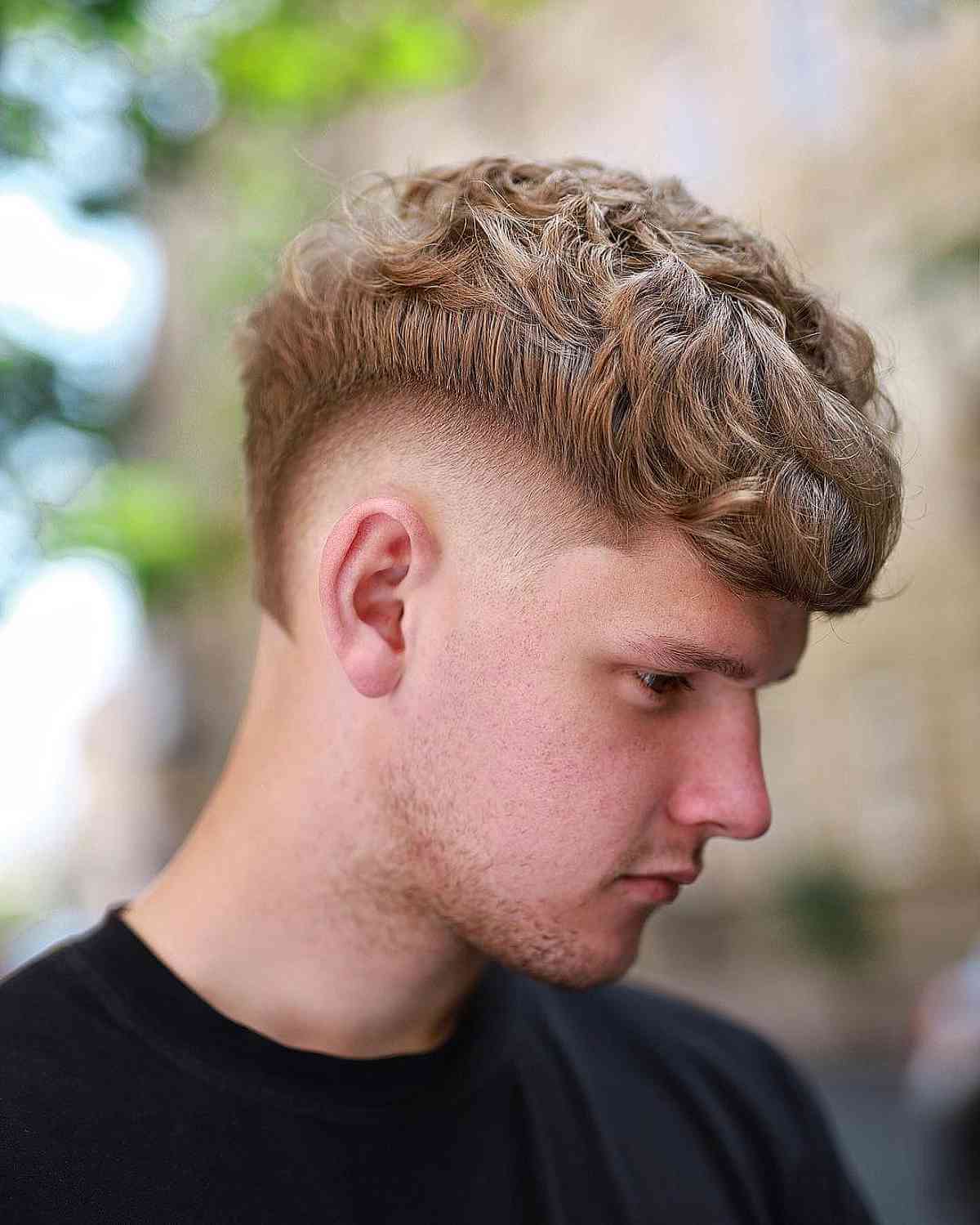 Clean High Fade for Men with Thick Hairstyle