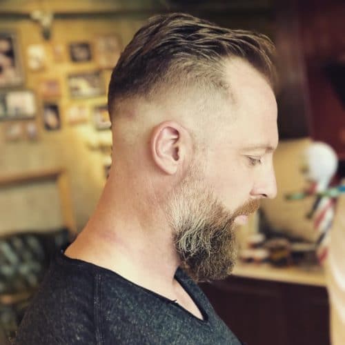 Clean Drop Fade hairstyle for men