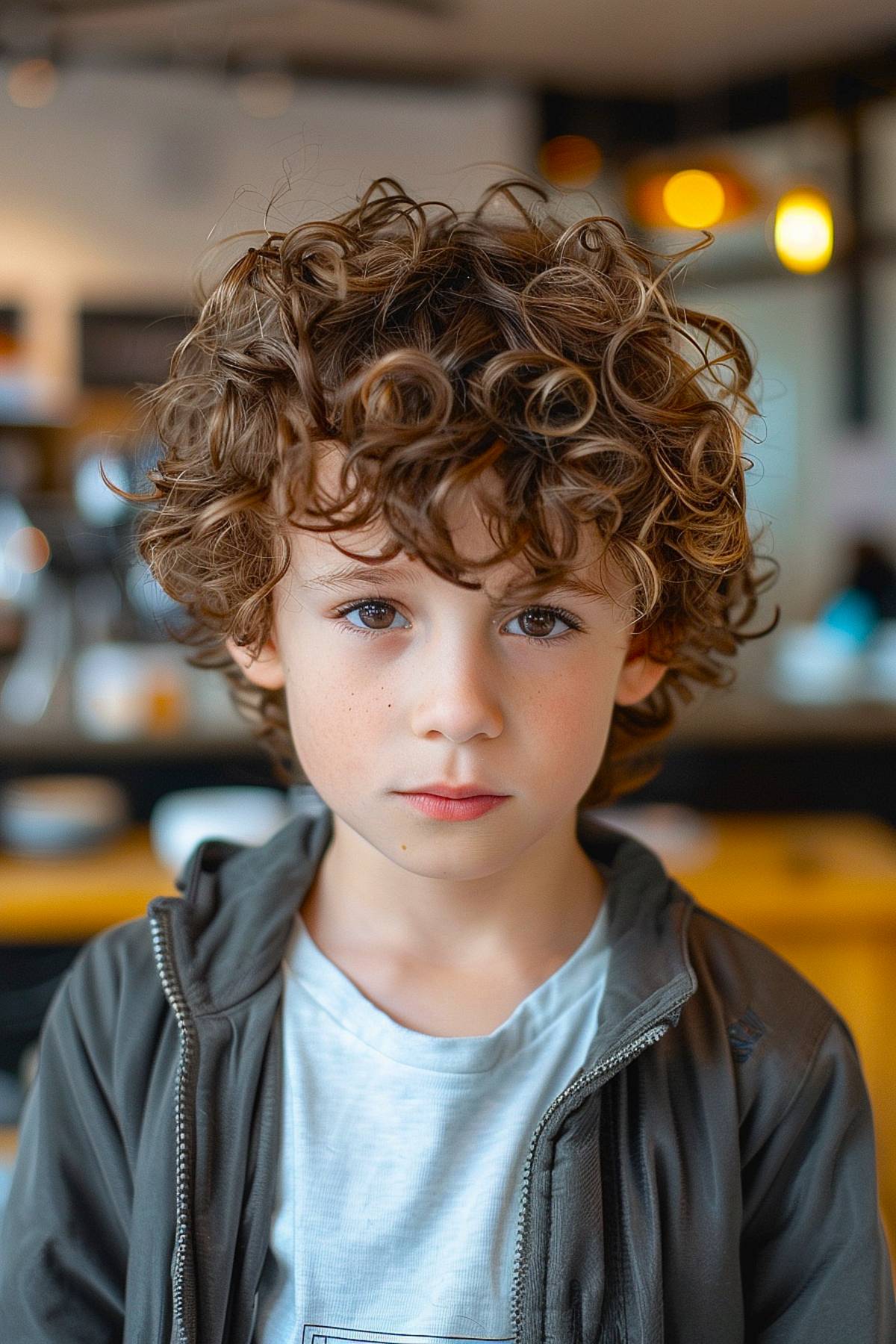 Cloudcurl haircut for boys with loose curls