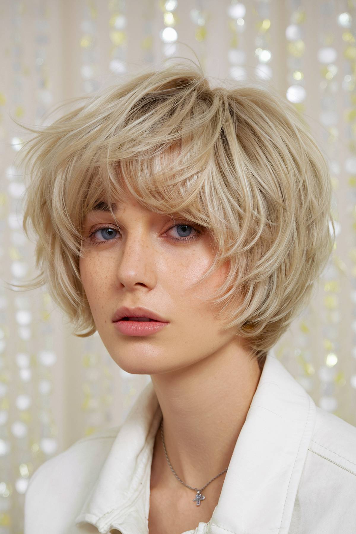 Airy cloudcut bob with soft, weightless layers, perfect for adding volume to fine hair