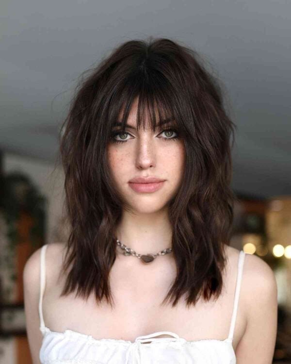 53 Popular Medium Hairstyles With Bangs in 2022