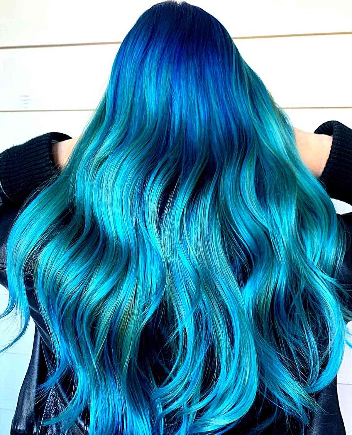 Colorful Ocean Ombre Mermaid Hair
