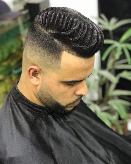 Comb Over with Skin Low Fade