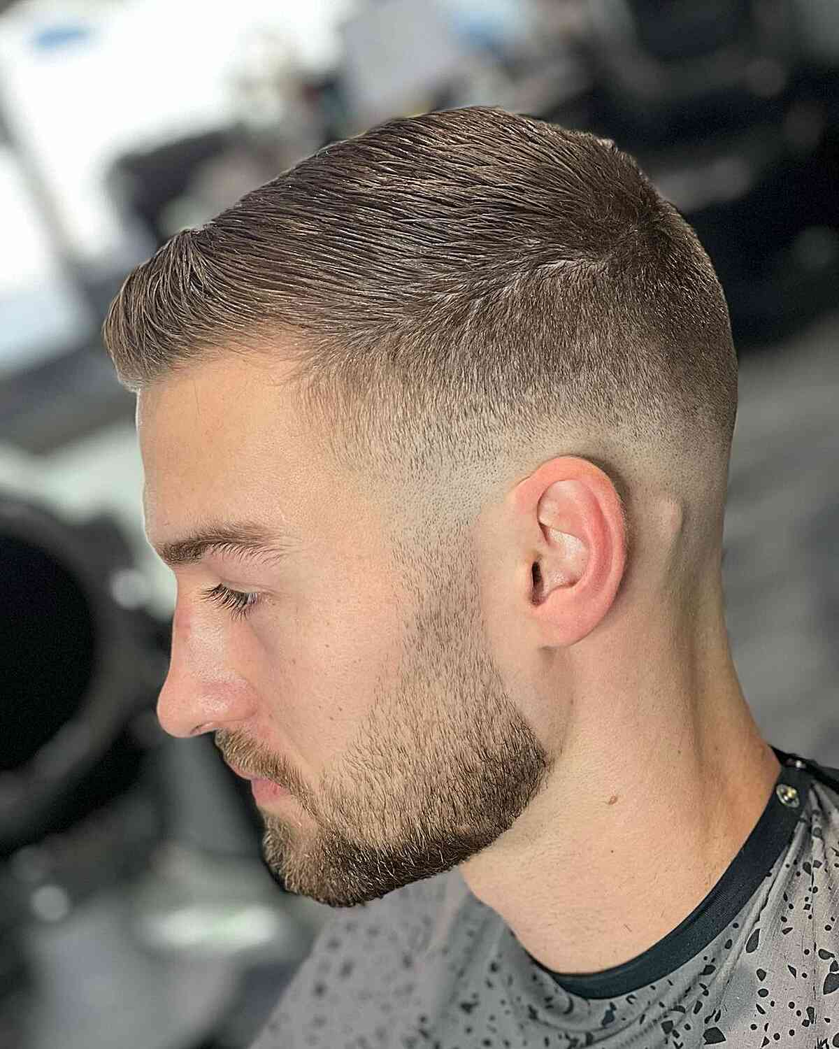 Contemporary Skin Fade Haircut for Guys with Fine, Thin Hair