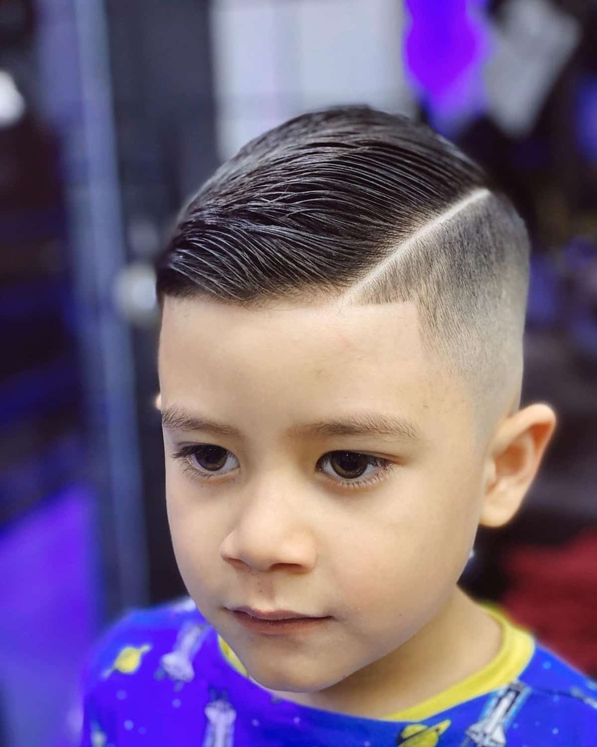 Cool disconnected undercut for boys