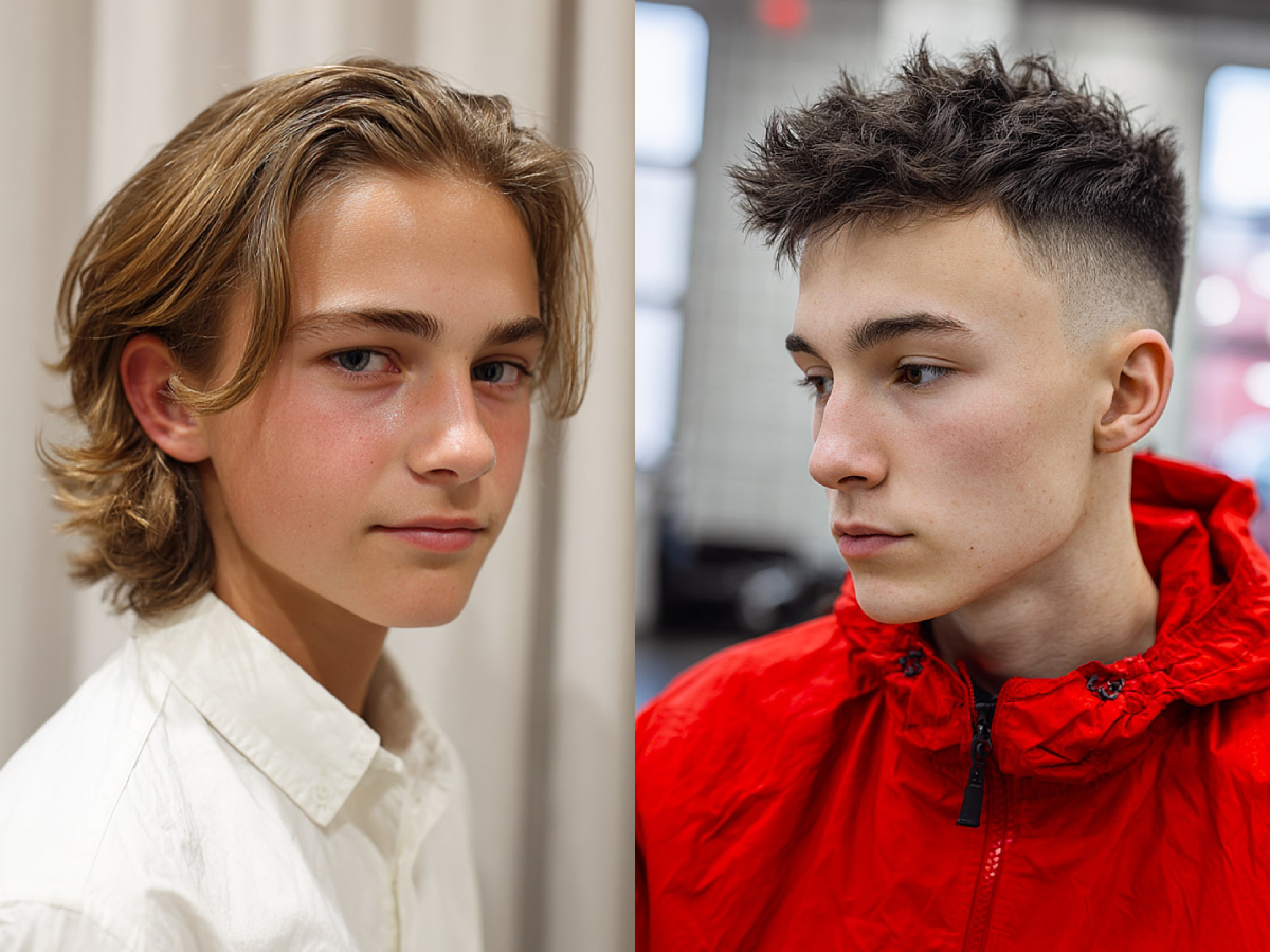 Cool teen boy haircuts