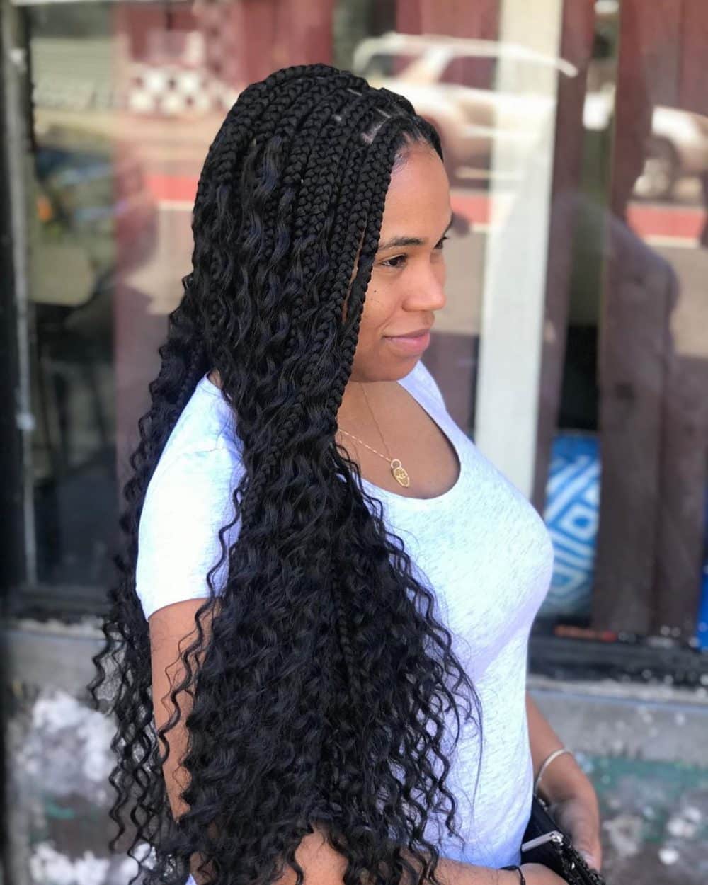 13 Best Long Box Braids Hairstyles for 2021